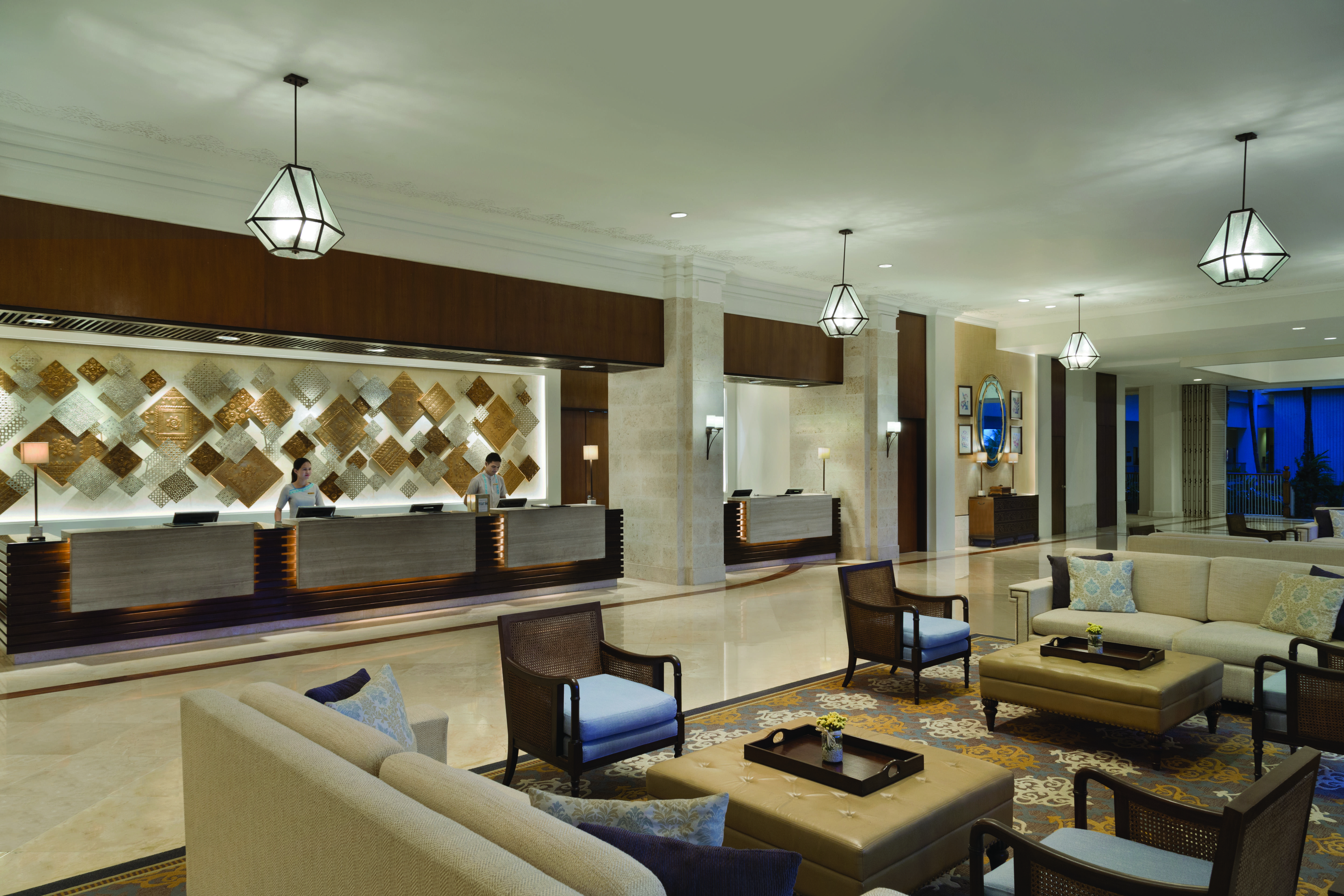 Shangri-La Mactan, Cebu Lapu-Lapu City Exterior photo The lobby of the hotel